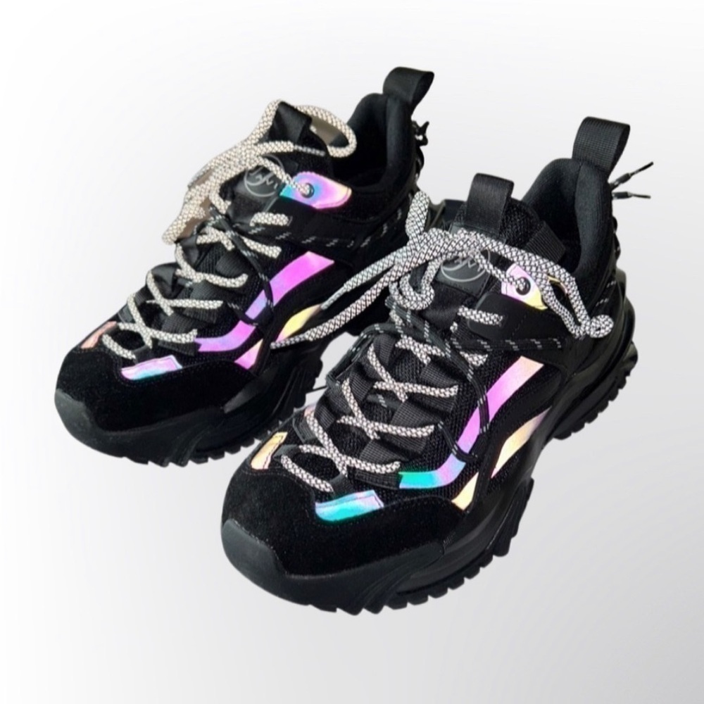 Javi Boys Dominance Preschool Black Sneakers Size 2Y or Boys 6